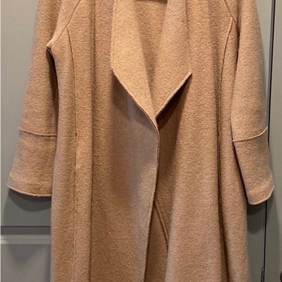 Tahari Jackets & Coats Tahari Wool Blend Tan Coat S Poshmark